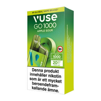 Vuse GO Box 1000 Apple Sour 20mg