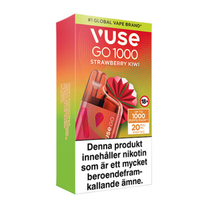 VUSE GO Box 1000 Strawberry Kiwi 20mg 3