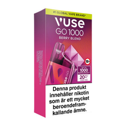 Vuse GO Box 1000 Berry Blend 20mg 3