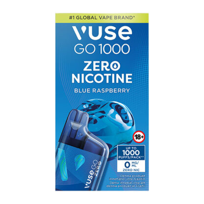 Vuse GO Box 1000 Blue Raspberry Zero Nicotine 2