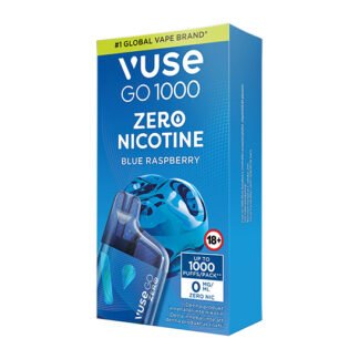 Vuse GO Box 1000 Blue Raspberry Zero Nicotine