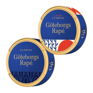 Göteborgs Rapé Mix 2 pack White och Lingon