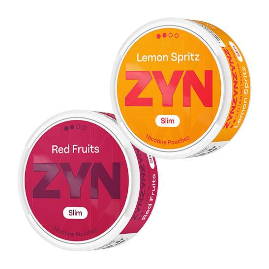 ZYN Slim Mix 2p Normal Lemon Spritz och Red Fruits