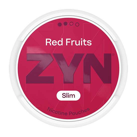 Zyn Red Fruits Slim Styrka 2 top