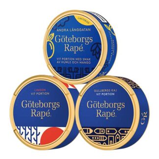 Göteborgs Rapé Mix 3 pack Lingon & Gullbergs Kaj & Andra Långgatan