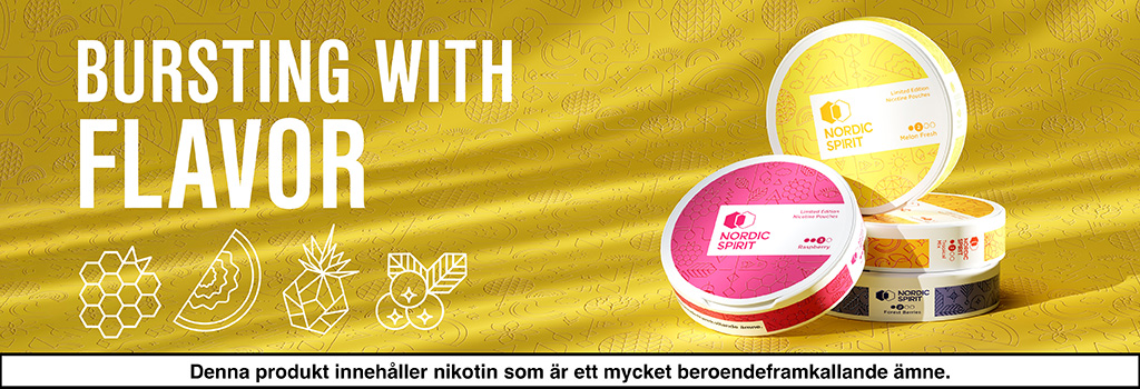 Nordic Spirit Vitt Snus Bursting With Flavour Top Banner