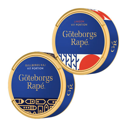 Göteborgs Rapé Mix 2 pack Gullbergskaj och Lingon