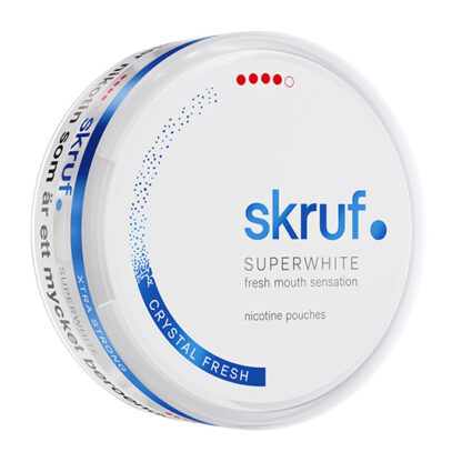 Skruf Superwhite Crystal Fresh Extra Strong