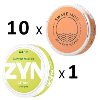 Swave Mix 10 st Fresh Orange Mini och 1 st ZYN