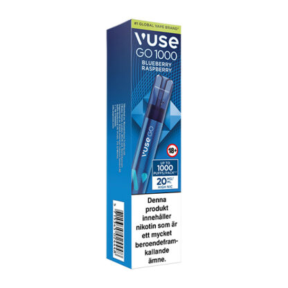 Vuse GO 1000 Blue Raspberry 20mg 3