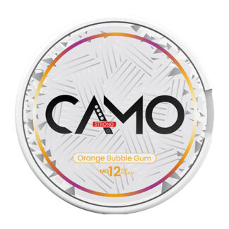 Camo Orange Bubble Gum 12mg Top