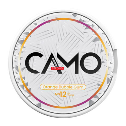 Camo Orange Bubble Gum 12mg Top
