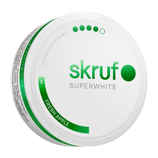skruf SUPERWHITE no 64 Fresh Apple Extra Strong 3