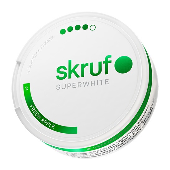 skruf SUPERWHITE no 64 Fresh Apple Extra Strong 4