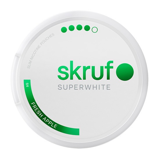 skruf SUPERWHITE no 64 Fresh Apple Extra Strong 2
