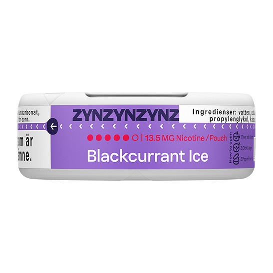 ZYN Blackcurrant Ice Slim Super Strong 5