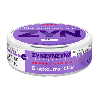 ZYN Blackcurrant Ice Slim Super Strong 4