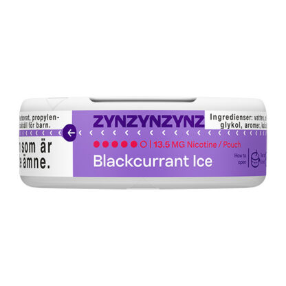 ZYN Blackcurrant Ice Slim Super Strong 5
