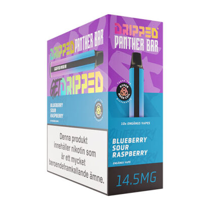 Dripped Panther Bar Blueberry Sour Raspberry 14.5mg 4