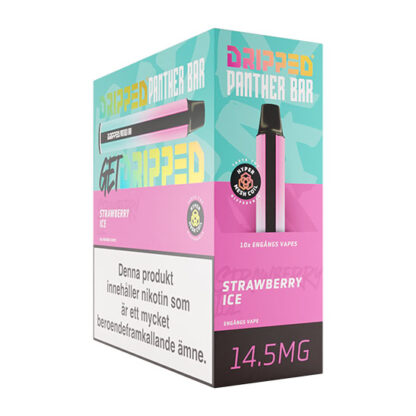 Dripped Panther Bar Strawberry Ice 14.5mg 4