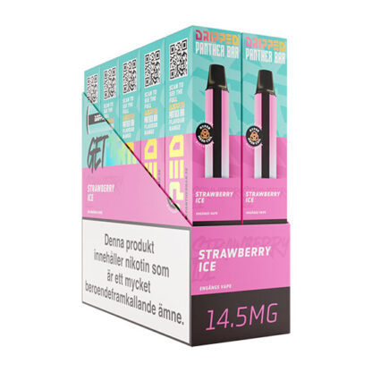 Dripped Panther Bar Strawberry Ice 14.5mg 5