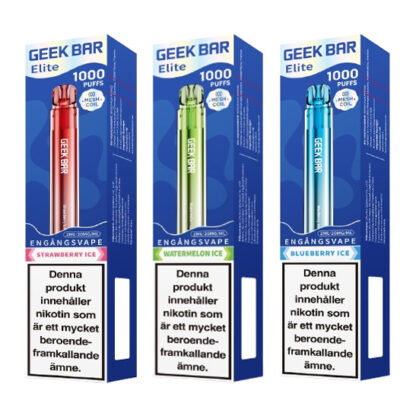 GEEK BAR Elite 1000 Sommarmix 3 pack