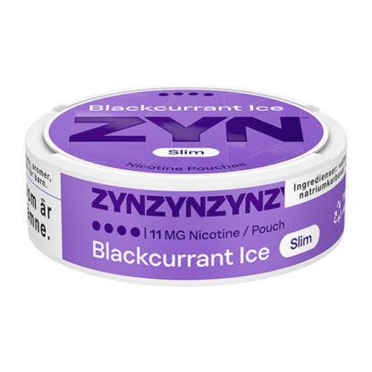 ZYN Blackcurrant Ice Slim Extra Strong 4