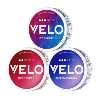 Velo Mix 3 pack Ruby berry Icy Cherry Blue Raspberry