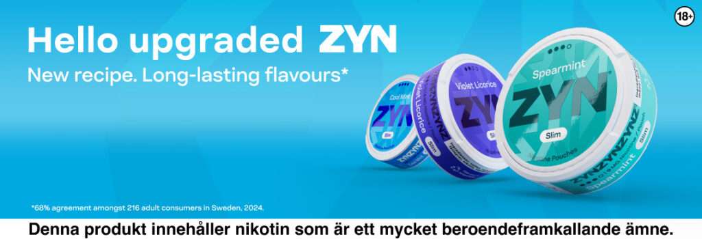 ZYN Top Banner Spearmint Violet Licorice Cool Mint