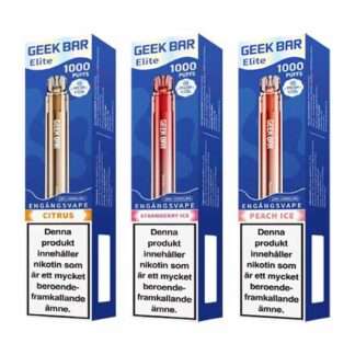 Geek Bar 1000 Elite höstmix 3 pack