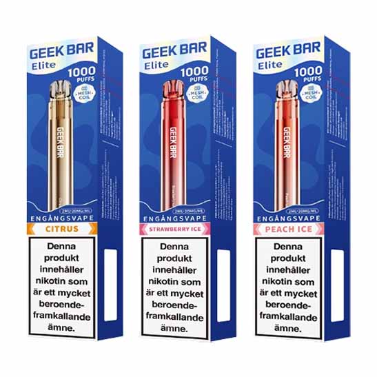GEEK BAR 1000 Elite Höstmix 3 pack