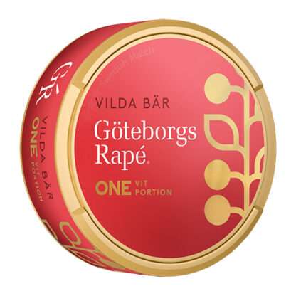 Göteborgs Rapé ONE White Vilda bär 3