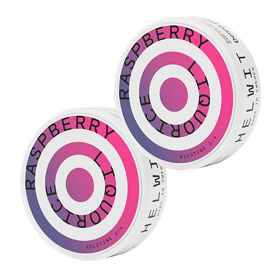 Helwit Raspberry Liquorice 2 pack