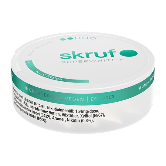 skruf SUPERWHITE Aloe Fresh 4