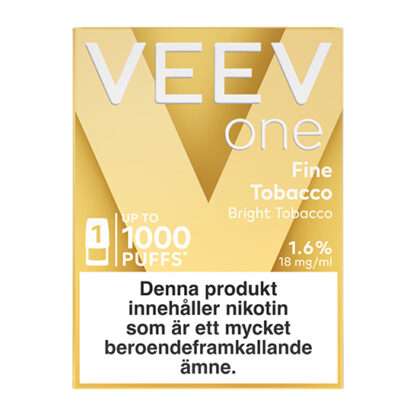 VEEV ONE Pod Fine Tobacco 20mg 4
