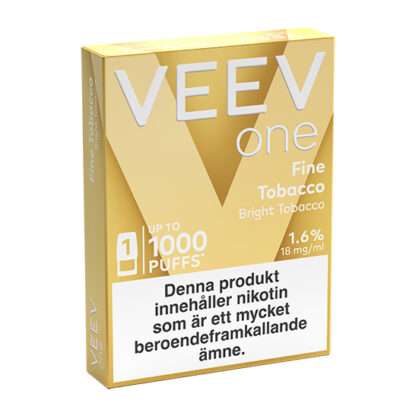 VEEV ONE Pod Fine Tobacco 20mg 5