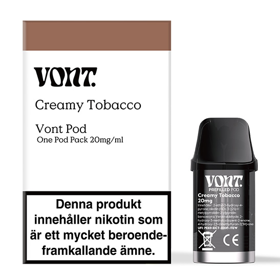 Vont POD Creamy Tobacco 20mg