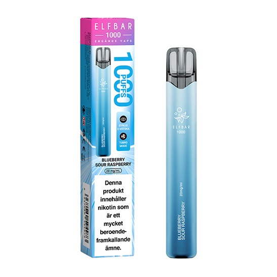 Elfbar 1000 Blueberry Sour Raspberry 20mg 2