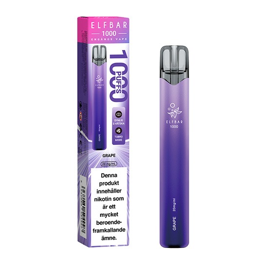 Elfbar 1000 Grape 20mg 2