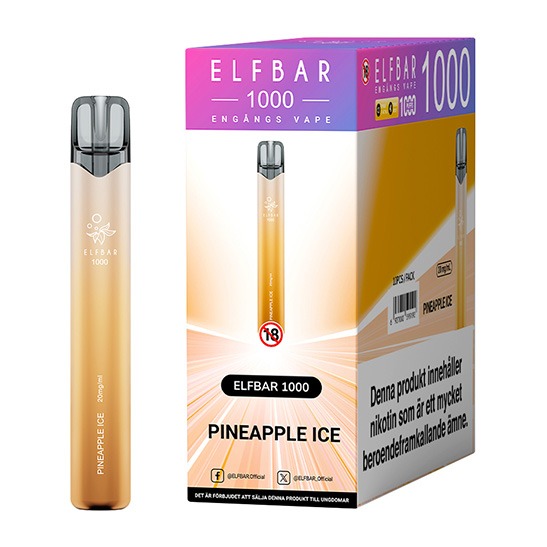 Elfbar 1000 Pineapple Ice 20mg 5