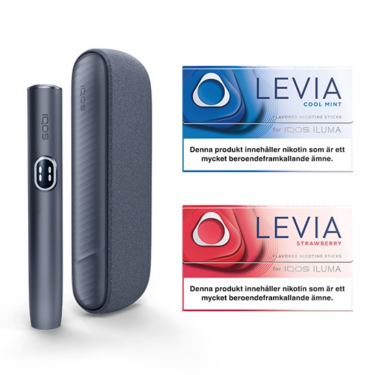 IQOS ILUMA i och LEVIA Mix 2 pack Strawberry & Cool Mint