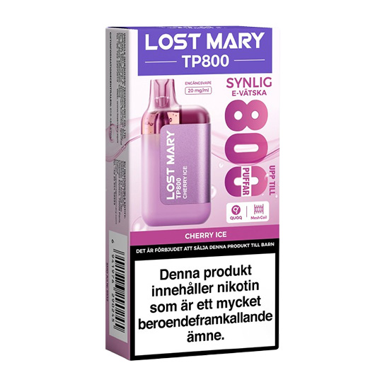 Lost Mary TP800 Cherry Ice 20mg