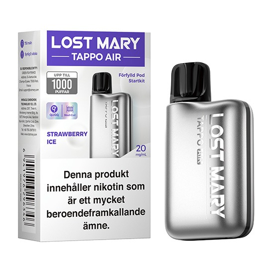 Lost Mary TAPPO Device + PRO Pod Strawberry Ice 20mg
