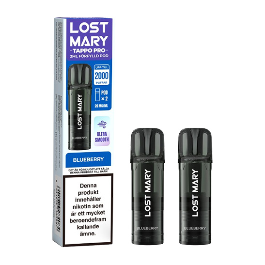 Lost Mary TAPPO PRO Pod x2 Blueberry 20mg 2