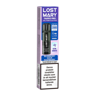 Lost Mary TAPPO PRO Pod x2 Blueberry Sour Raspberry 20mg