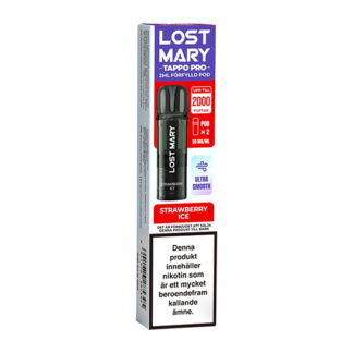 Lost Mary TAPPO PRO Pod x2 Strawberry Ice 20mg