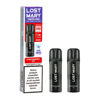 Lost Mary TAPPO PRO Pod x2 Strawberry Ice 20mg 2