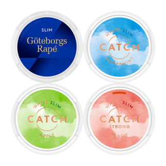Catch & Göteborgs Rapé Mix Slim 4 pack