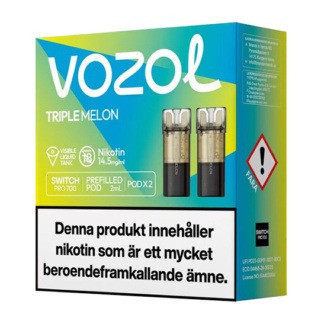 Vozol Switch Pro Pod x2 Triple Melon 14.5mg