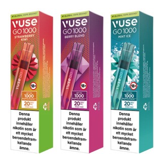 Vuse GO Bär och Mint Mix 3 pack 20mg
